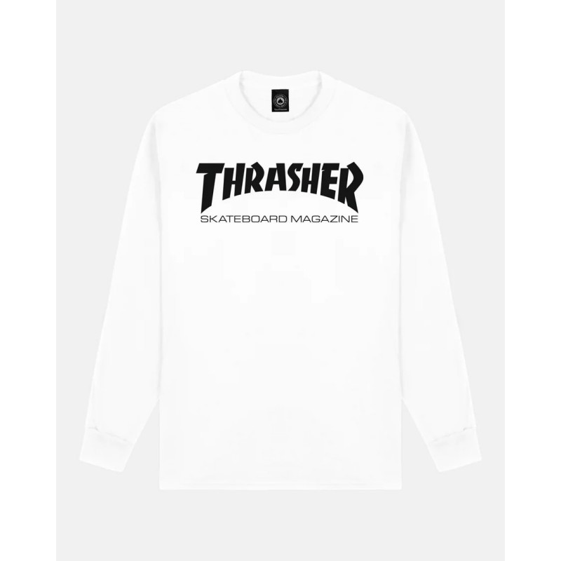 Skate Mag Long sleeve white