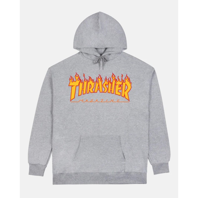 Flame Hoodie grey