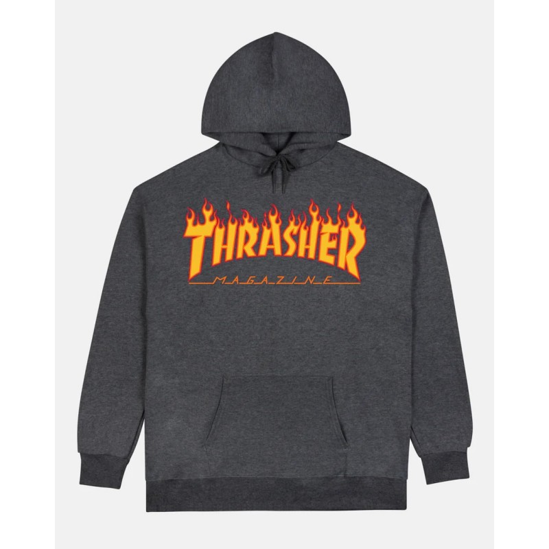 Flame Hoodie deep grey