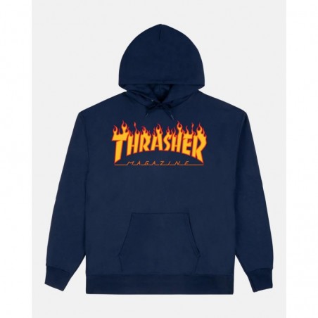 Flame Hoodie navy