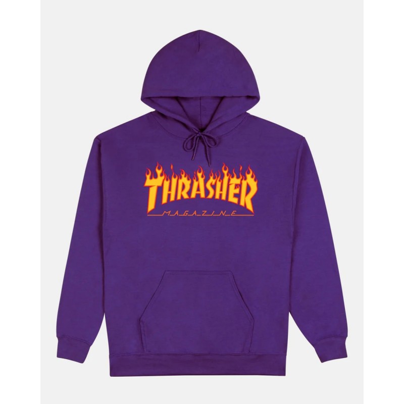 Flame Hoodie purple