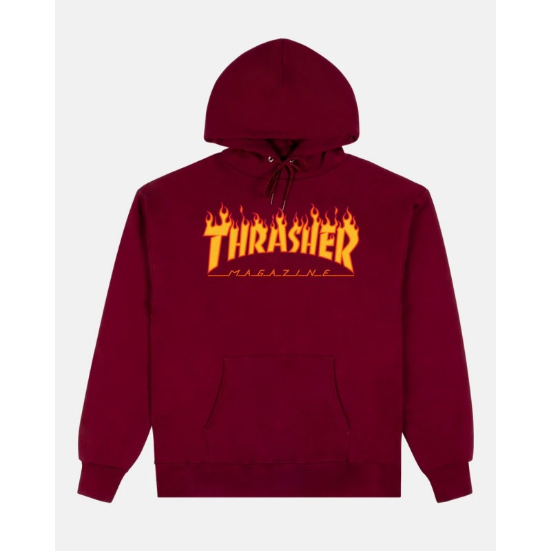 Flame Hoodie red