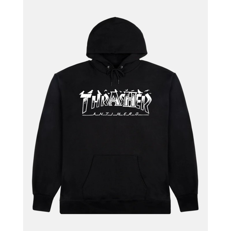 Pigeon Mag Hoodie black