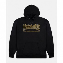 Flame Hoodie black