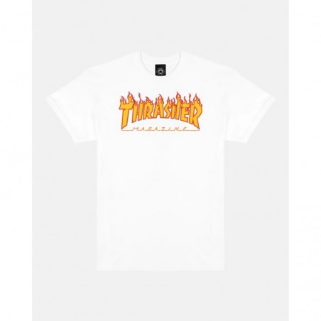 Flame T-Shirt white