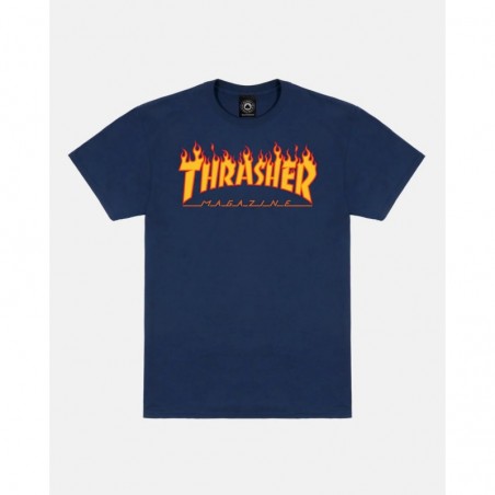 Flame T-Shirt navy