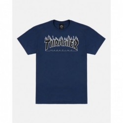 Flame T-Shirt navy black