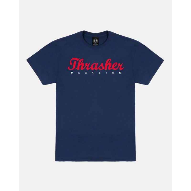 Script T-Shirt navy