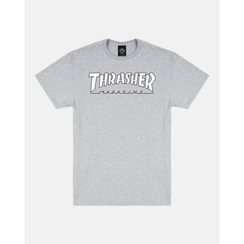 Outlined T-Shirt grey