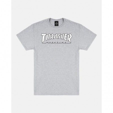 Outlined T-Shirt grey