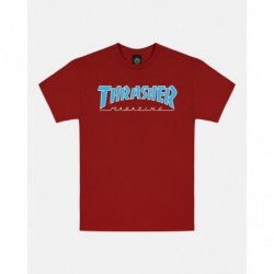 Outlined T-Shirt red